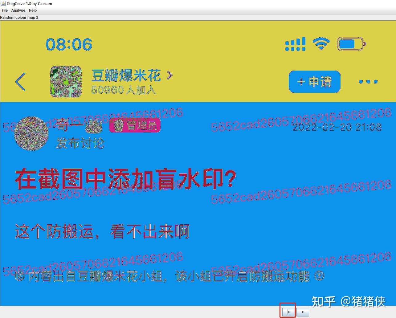 豆瓣回应页面嵌入水印