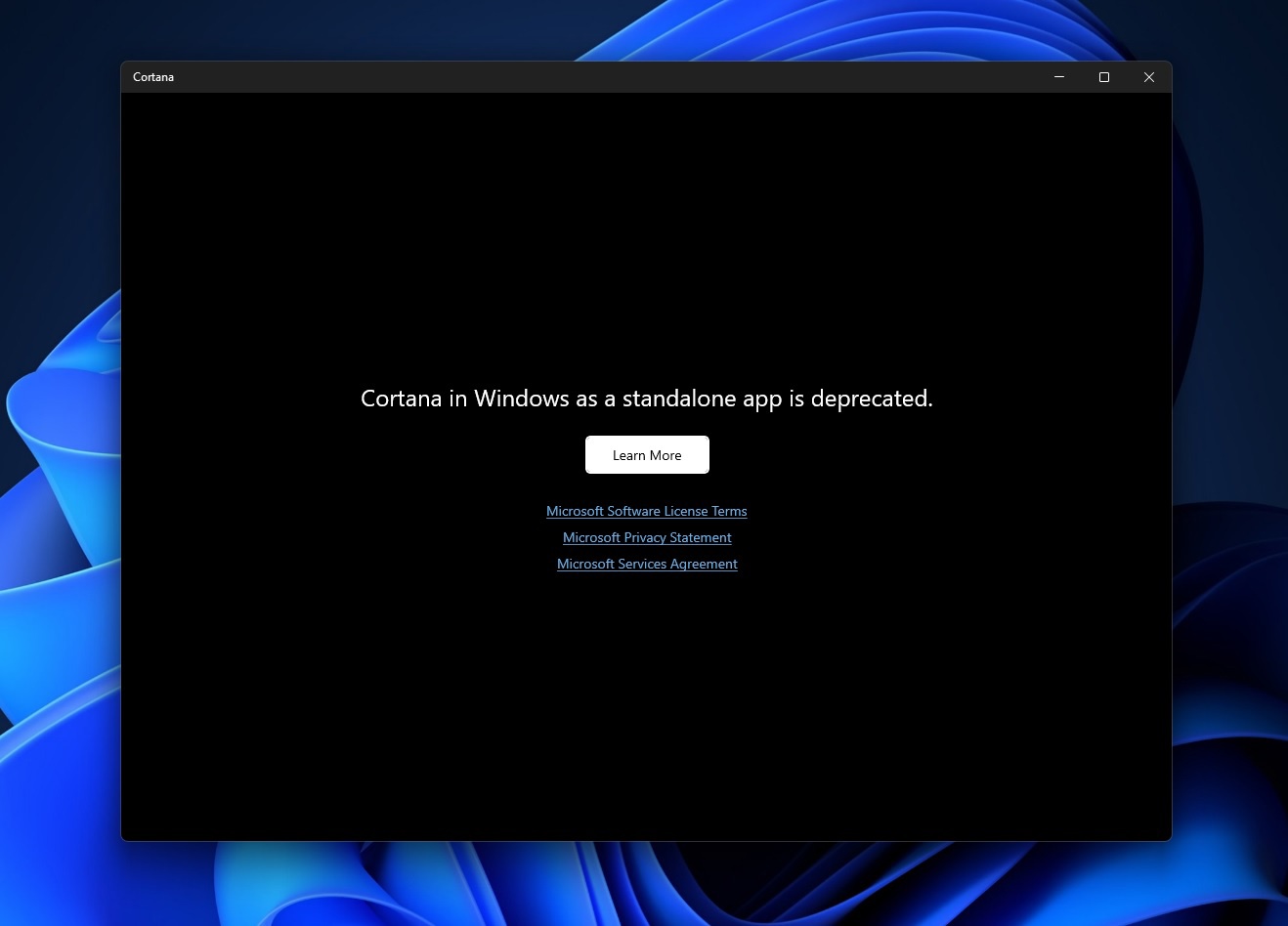 微软将在 Windows 中终止对 Cortana 的支持